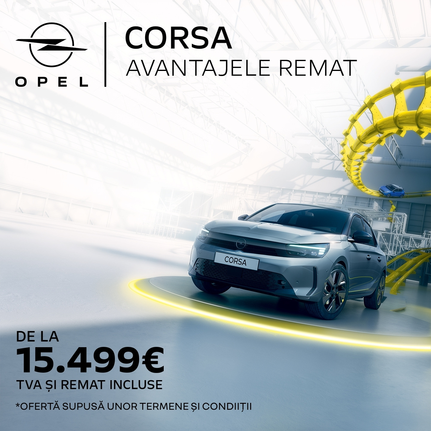 OPEL CORSA DE LA 15.499€ – TVA ȘI REMAT INCLUSE