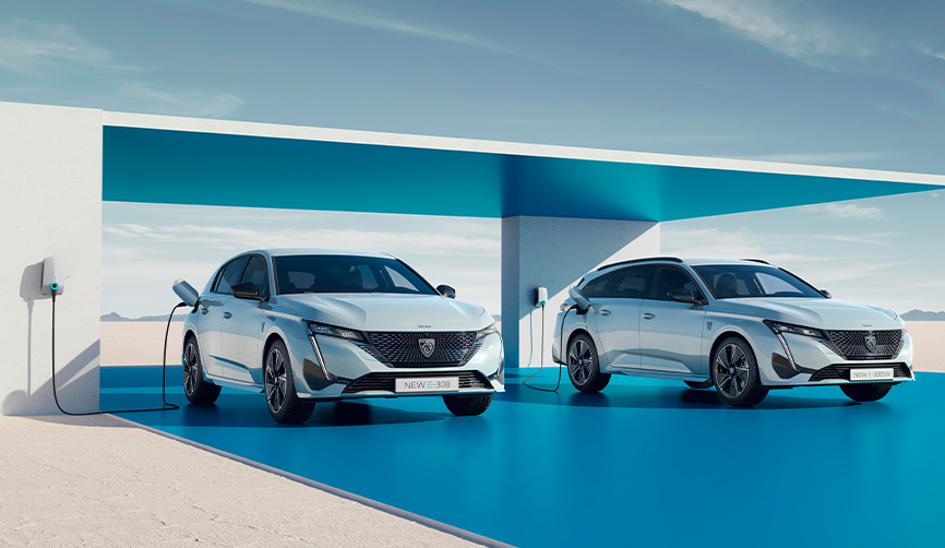 GAMA ELECTRIFICATĂ PEUGEOT – 100% ELECTRIC SAU PLUG-IN HYBRID